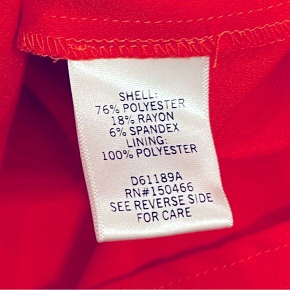 Market & Spruce Coral Scalloped Dress • Size Small - Picture 12 of 13